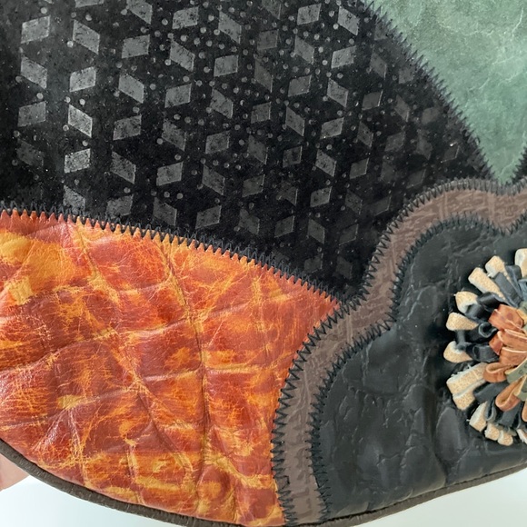 REEM VTG genuine leather made in USA clutch and shoulder bag - Picture 3 of 8